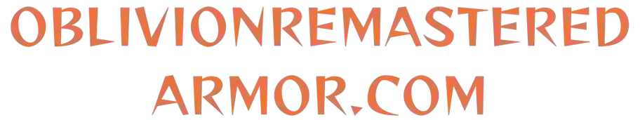 Oblivion Remastered Armor